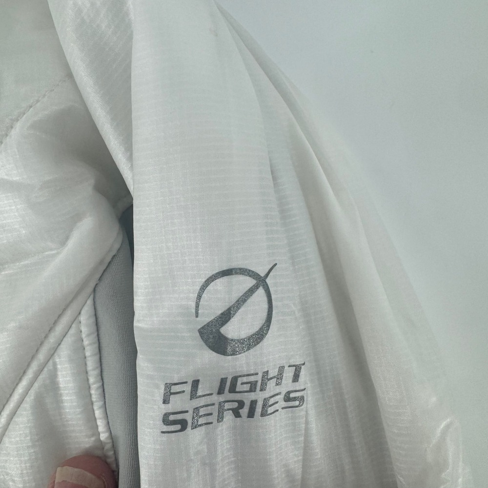 The North Face Flight Series Womens Running Jacket White Gray Full Zip Small - Picture 4 of 4